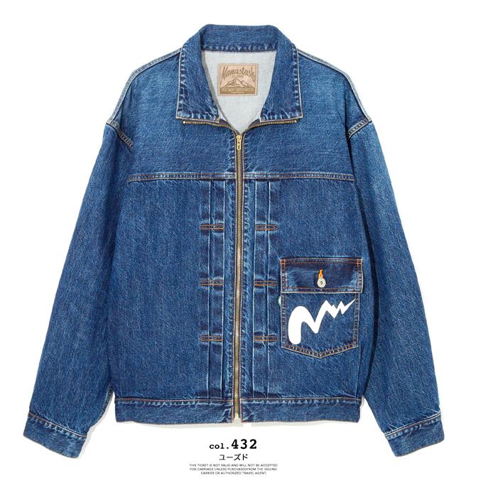 MANASTASH 7925134002030 関税送料込 MANASTASH マナスタッシュ MS DENIM ZIP JACKET デニム ジップ