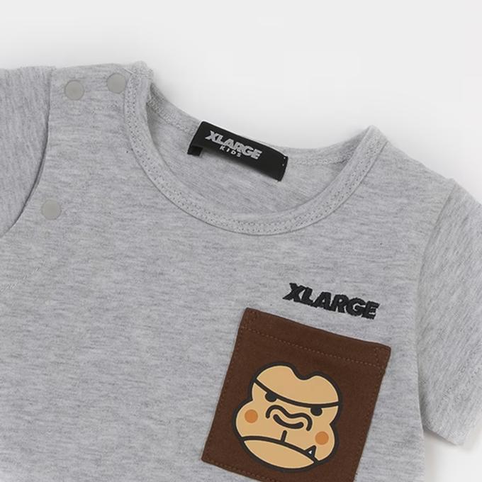 XLARGE KIDS エクストララージ キッズ ゴリラ半袖カバーオール ロンパース 9441501 /  2024SUMMER ※｜jeansstation｜02