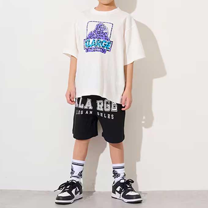 新品未使用XLARGE KIDS半袖Tシャツ＋キリン柄ハーフパンツ水陸両用 XLARGE KIDS（エクストララージ キッズ） エクストララージ キッズ