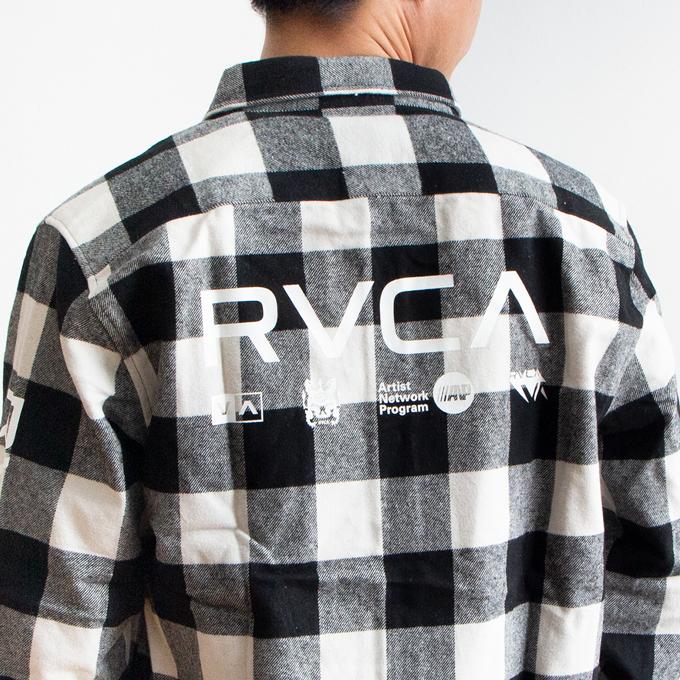 冬SALE!!】【 RVCA ルーカ 】 ブロックチェック ロングスリーブシャツ 