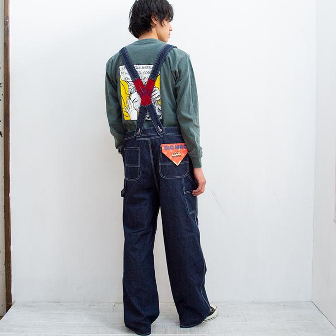 【 BIG MAC ビッグマック 】 DENIM OVERALL デニム オーバーオール BIG-018