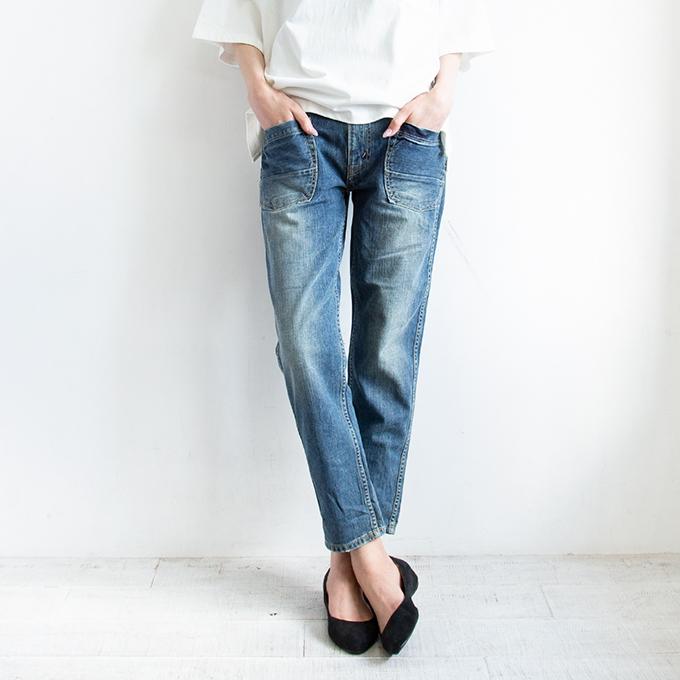 【SALE!】【 Cafetty カフェッティ 】ワーク ペグトップ デニムパンツ CF0170｜jeansstation｜05