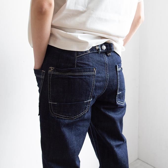 Cafetty（カフェッティ） 【SALE!!】 ワーク ペグトップ デニムパンツ