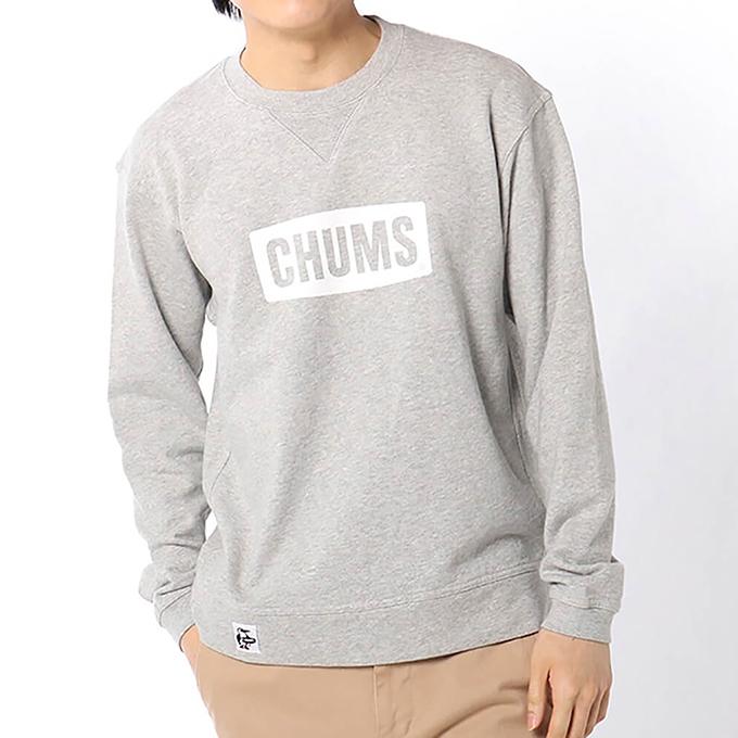 CHUMS チャムス 】 CHUMS Logo Crew Top LP チャムスロゴ クルー 