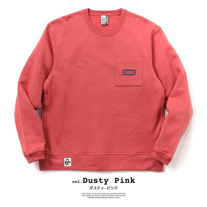 CHUMS（チャムス） CHUMS Logo Pocket Crew Top チャムスロゴポケット