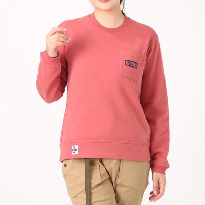 CHUMS（チャムス） CHUMS Logo Pocket Crew Top チャムスロゴポケット
