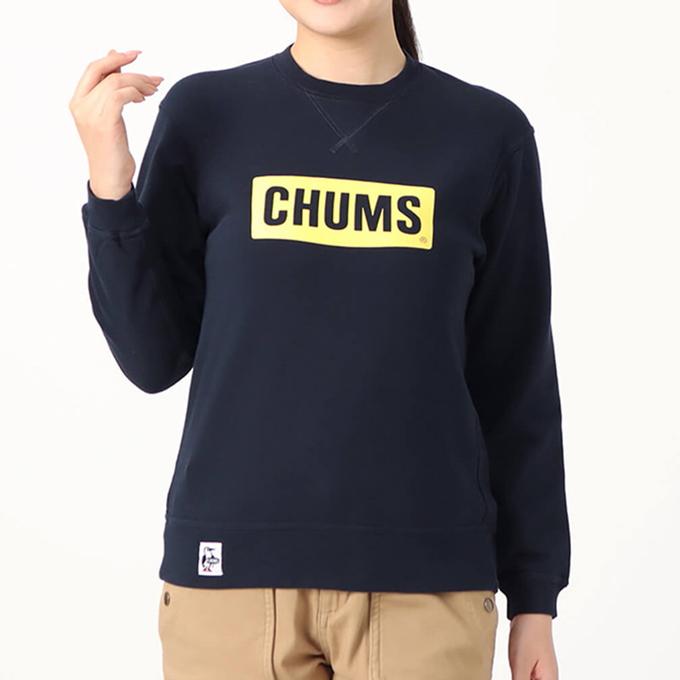 CHUMS（チャムス） CHUMS Logo Crew Top LP ロゴクルートップ ループ