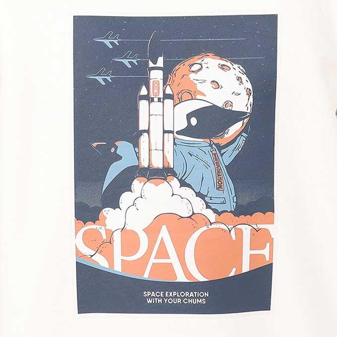 CHUMS（チャムス） Space Blast Off Crew Top スペース ブラスト オフ