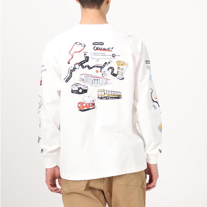 CHUMS（チャムス） Oversized Utah Tours L/S T-Shirt オーバーサイズ