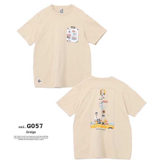 CHUMS チャムス Booby Lost City Trip Pocket T ブービー ロスト