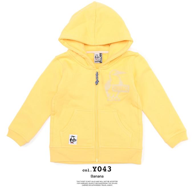 CHUMS（チャムス） Kid's Booby Logo Zip Parka キッズブービーロゴ
