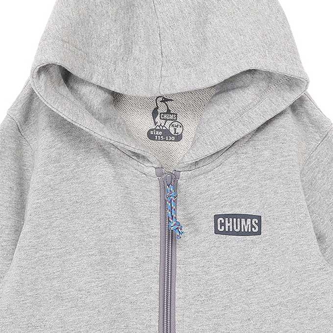 CHUMS チャムス KD LP Booby Logo Zip Parka キッズ ループ パイル ブービー ロゴ ジップパーカー CH20-1088 / 2025AW /の画像