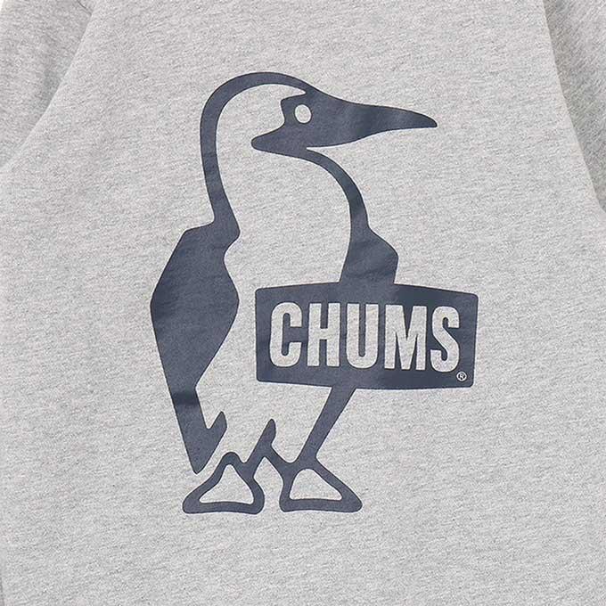 CHUMS チャムス KD LP Booby Logo Zip Parka キッズ ループ パイル ブービー ロゴ ジップパーカー CH20-1088 / 2025AW /の画像