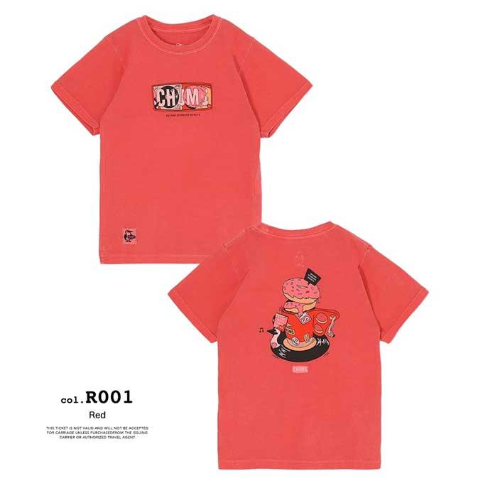 CHUMS（チャムス） Kids CHUMS Record & Donut T キッズ レコード