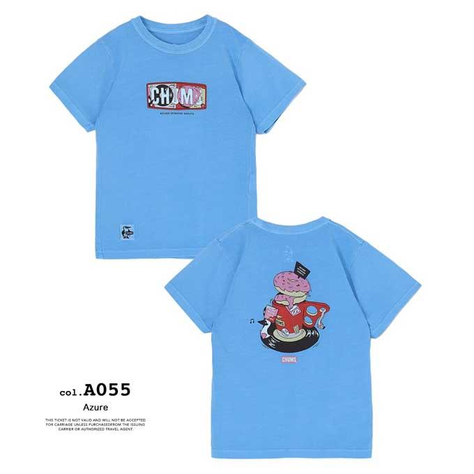 CHUMS（チャムス） Kids CHUMS Record & Donut T キッズ レコード