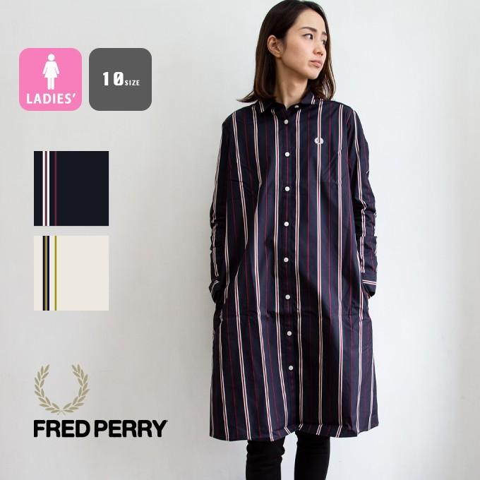 Fred Perry フレッドペリー Striped Shirt Dress ストライプ シャツ ワンピース F8548 ss F8548 ジーンズステーション Yahoo 店 通販 Yahoo ショッピング