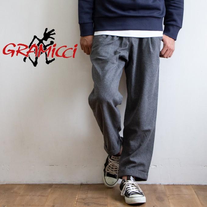 SALE!!】【 GRAMICCI グラミチ 】 WOOL BLEND TUCK TAPERED PANTS 