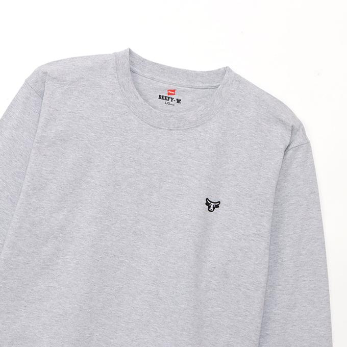 Hanes（ヘインズ） BEEFY-T ロングスリーブTシャツ H8-X401 : ジーンズ