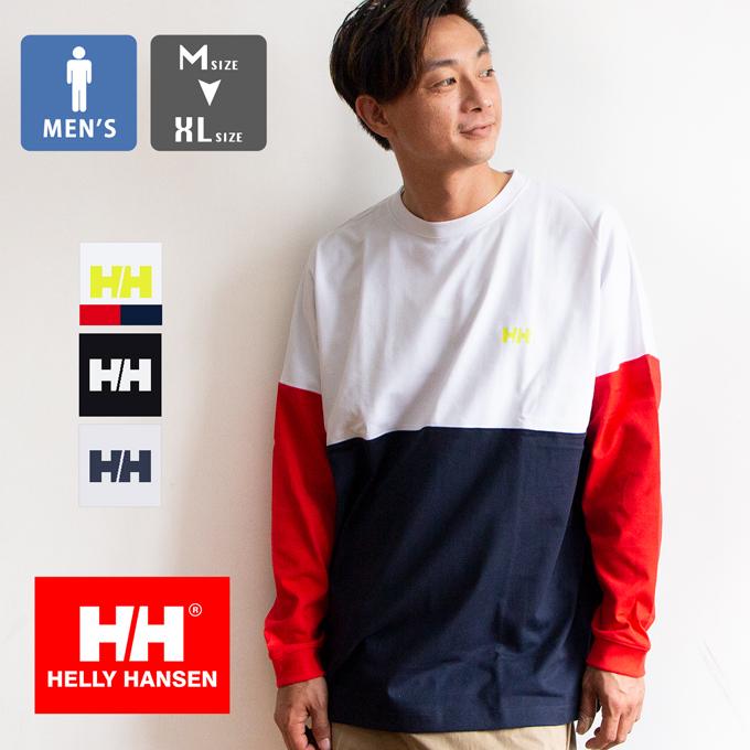 Hellyhansen ヘリーハンセン ブランドロゴプリントtシャツ 半袖tシャツ デザインtシャツ オレンジ L 77 以上節約