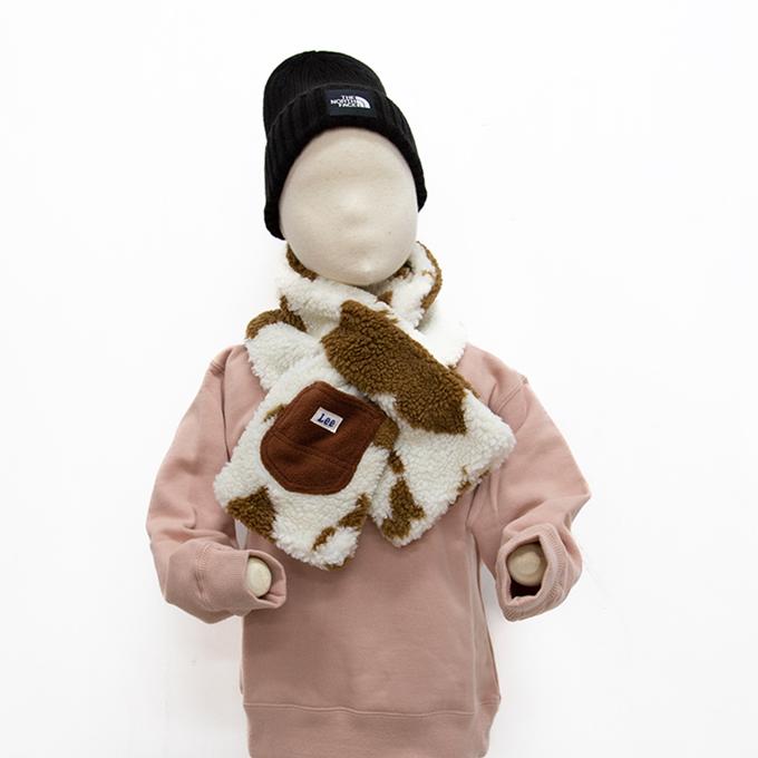 Lee（リー） COW BOA MUFFLER カウ柄 ボア マフラー Sサイズ(キッズ) LA0618 ※ : ジーンズステーション ...