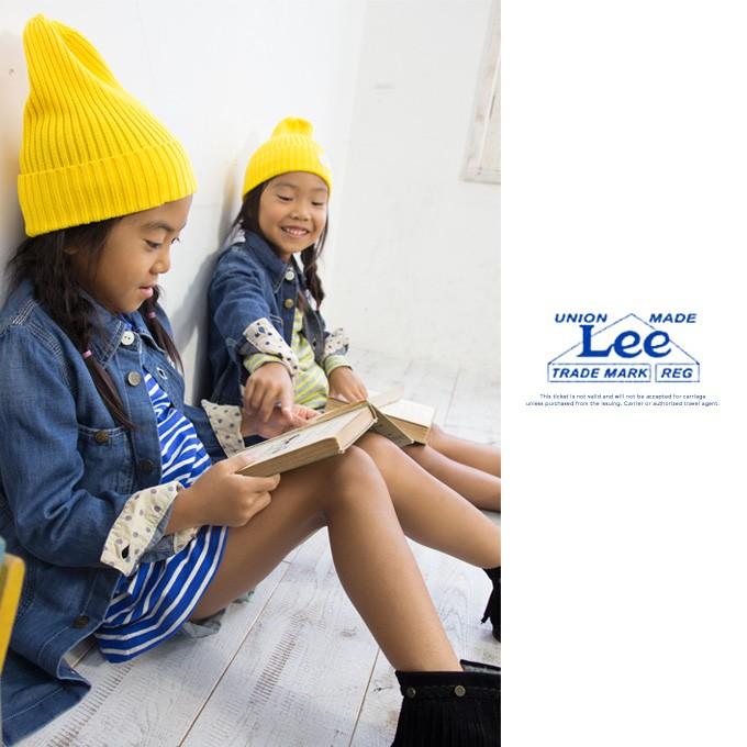 Lee 【 リー 】ガールズ ワークシャツデニムワンピース LK2240-068