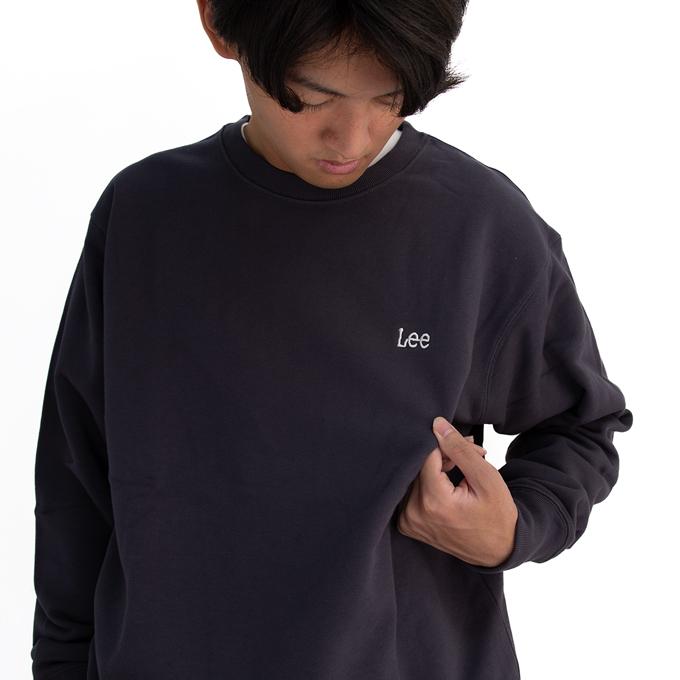 リー Leeロゴバックプリントスウェット Lee リー Leeアーカイブフラッシャーロゴ バックプリント