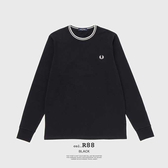 FRED PERRY（フレッドペリー） Twin Tipped Long Sleeve T-Shirt