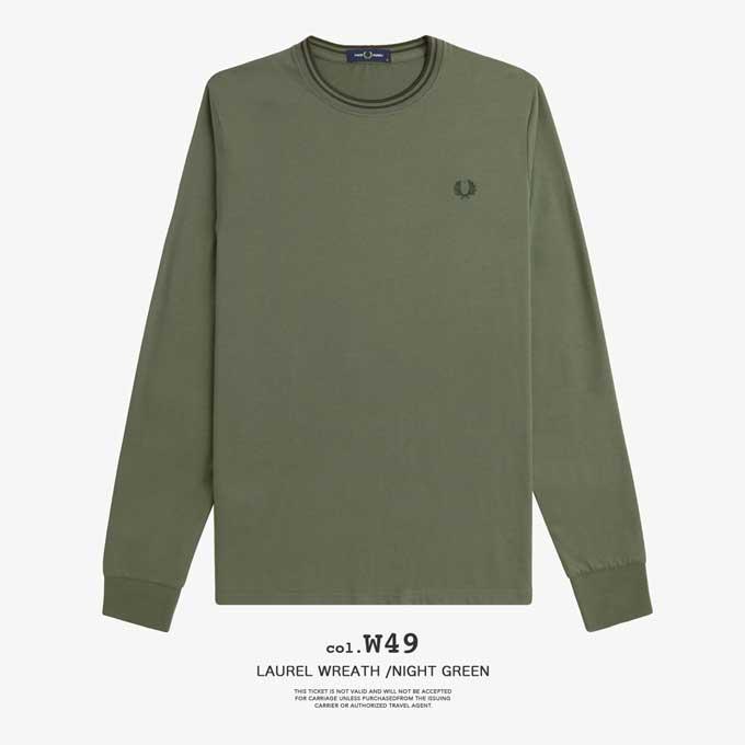 FRED PERRY（フレッドペリー） Twin Tipped Long Sleeve T-Shirt