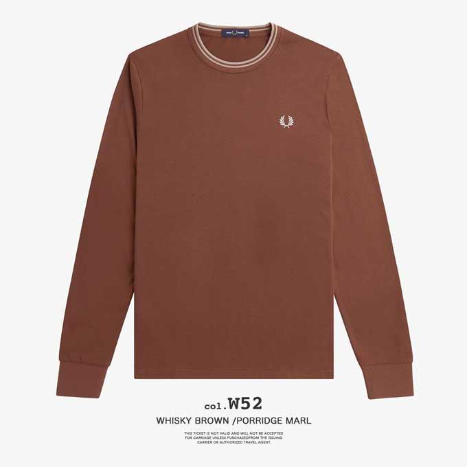 FRED PERRY（フレッドペリー） Twin Tipped Long Sleeve T-Shirt