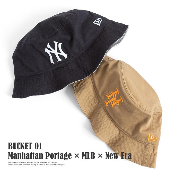 Manhattan Portage マンハッタンポーテージ MLB × NEW ERA BUCKET01 トリプル コラボ バケット ハット MP223 /23SUMMER｜jeansstation｜02