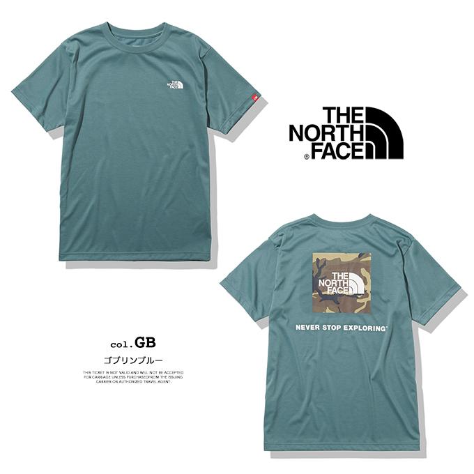THE NORTH FACE ザ ノースフェイス 】 S/S Square Camofluge Tee スクエア カモフラ ロゴ S/S T