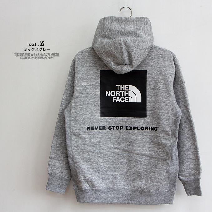 【THE NORTH FACE ザ ノースフェイス】Back Square Logo Hoodie バック スクエア ロゴ フーディー NT62040 /20AW｜jeansstation｜18