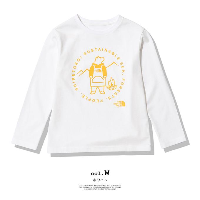 THE NORTH FACE ザ ノースフェイス 】 キッズ L/S Shiretoko Toko Tee シレトコトコ L/S Tシャツ NTJ82220ST /22AW :NTJ82220STEC:ジーンズステーション !店 通販 ザ ノースフェイス シレトコトコ 長袖Tシャツ 150cm 白