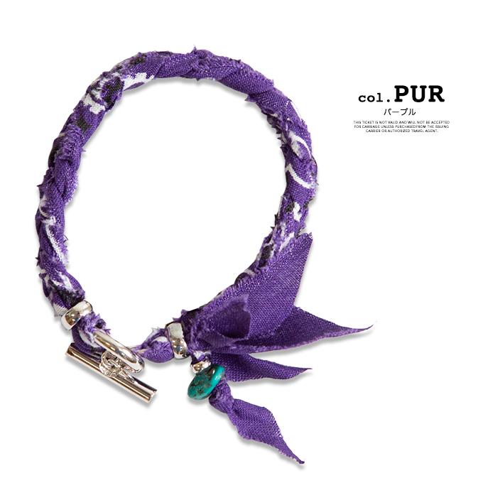 SunKu サンク 】 バンダナ ブレスレット SK-251 : ジーンズ