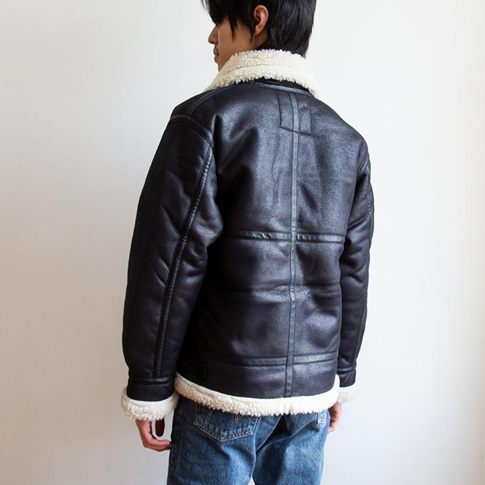 ALPHA INDUSTRIES アルファインダストリーズ 】 B-3 フェイク ムートン ジャケット TA1469 /20AW