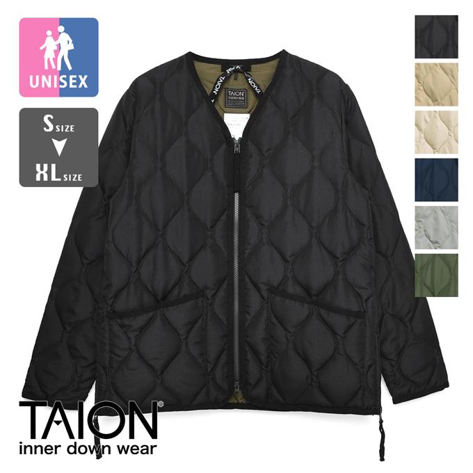TAION 【SALE!!】 タイオン UNISEX ミリタリー Vネック ジップ TAION 【SALE!!】 タイオン UNISEX ミリタリー Vネック ジップ