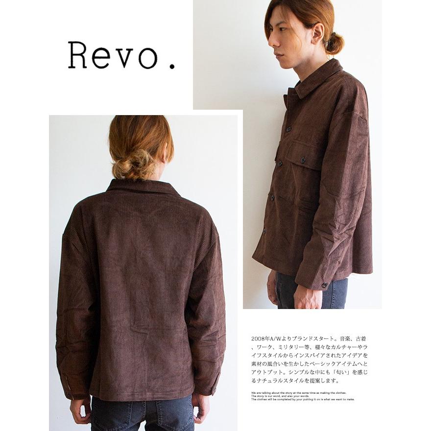 Sale Revo レヴォ 太畝 コーデュロイ ビッグシルエット Gジャン Gジャケット Th 2706 Th 2706 ジーンズステーション Yahoo 店 通販 Yahoo ショッピング