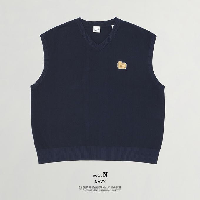 WOOLRICH（ウールリッチ） SHEEP PATCH COTTON PIQUE KNIT VEST シープ