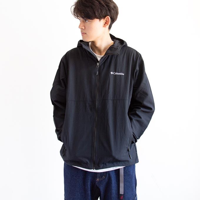 Columbia short nylon jacket black 短丈 Columbia（コロンビア） ヴィザヴォナ パス II ジャケット Vizzavona