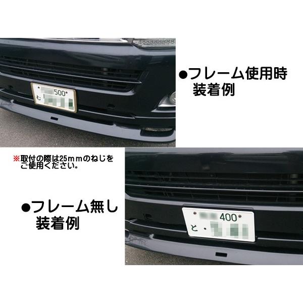 LED 字光式 ナンバープレート ELナンバー 12V 2枚セット