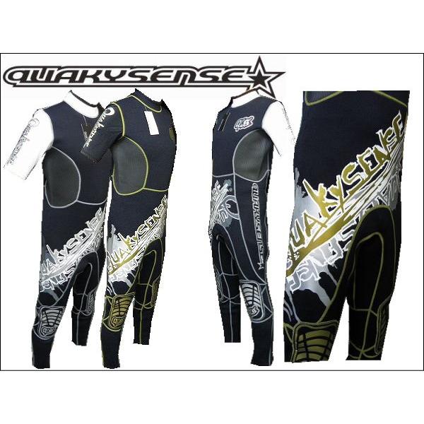 新品　ウェットスーツ　XS クエーキーセンス クエーキーセンス/ウエットスーツ スーパーサマー ショートスリーブ