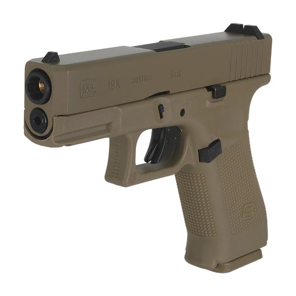 特別価格】 E&C 1302 GLOCK G19X ガスブローバック デザートカラー