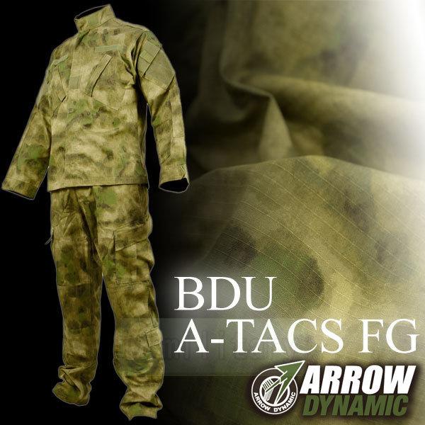 Arrow Dynamic BDU 森林迷彩 A-TACS FG 上下セット XLサイズ｜jeely