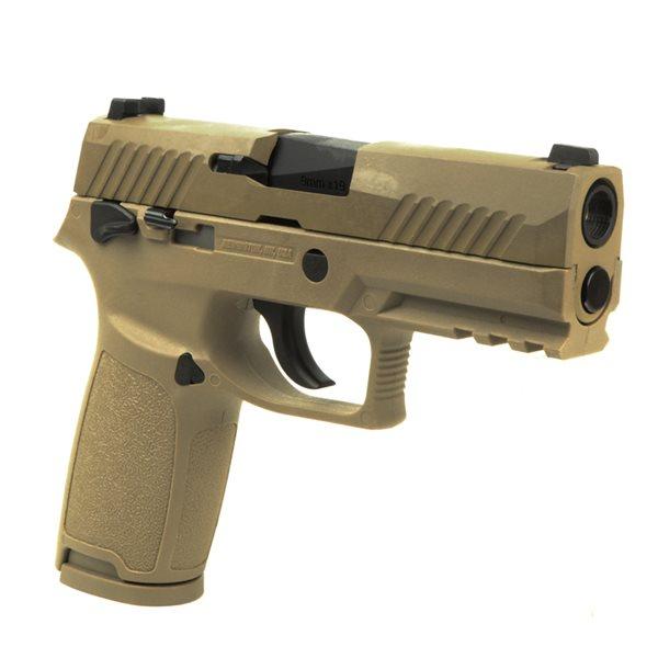 Asia Electric Guns AEG-F18 SIG P320 M18 キャリー ガスブローバックガン 無刻印ver. デザートカラー ...