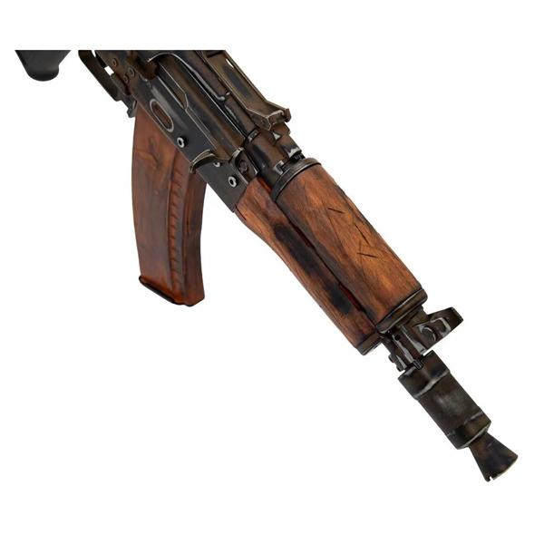 AKS74U　クリンコフ　リアルショック電動ガン 電動ブローバック APS AKS74U クリンコフ リアルウッド BATTLE