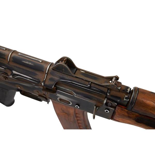 電動ブローバック APS AKS74U クリンコフ リアルウッド BATTLE WORN