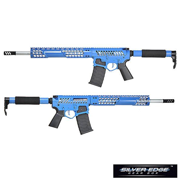 年末年始Bigセール★ 電動ガン APS/EMG F1 FIREARMS BDR-15 3G Skeletonized ブルー/TRONストックver | 