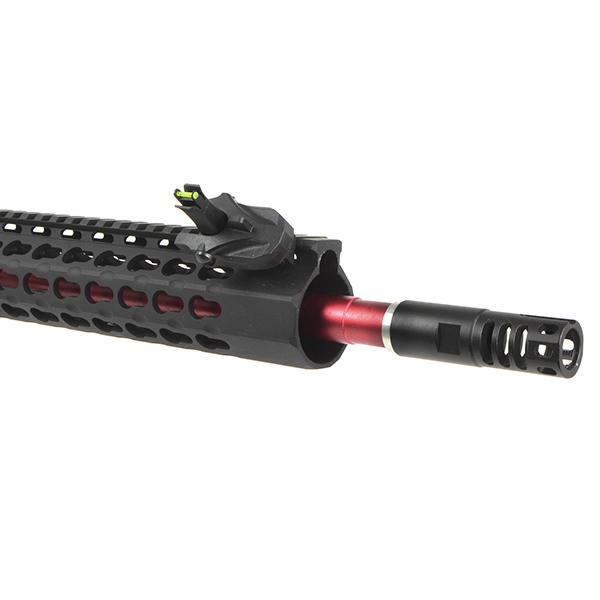 年末年始Bigセール★ 電子トリガー搭載 APS ASR115X マッチ ライフル MOD1 BR ブラック/レッド 電動ガン |  | 05