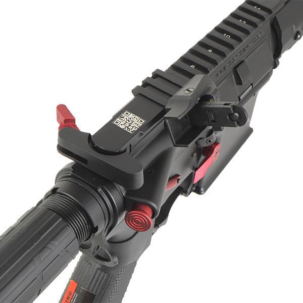 年末年始Bigセール★ 電子トリガー搭載 APS ASR115X マッチ ライフル MOD1 BR ブラック/レッド 電動ガン |  | 06