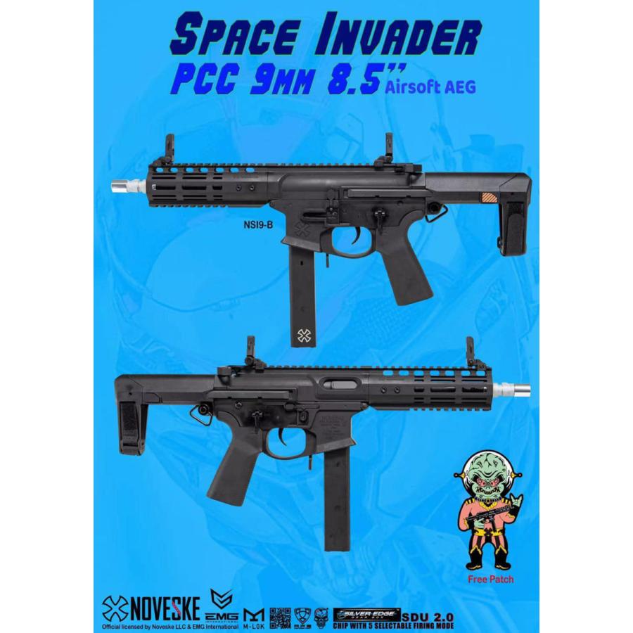 電動ガン APS/EMG SPACE INVADER 9MM PCC ブラック |  | 03